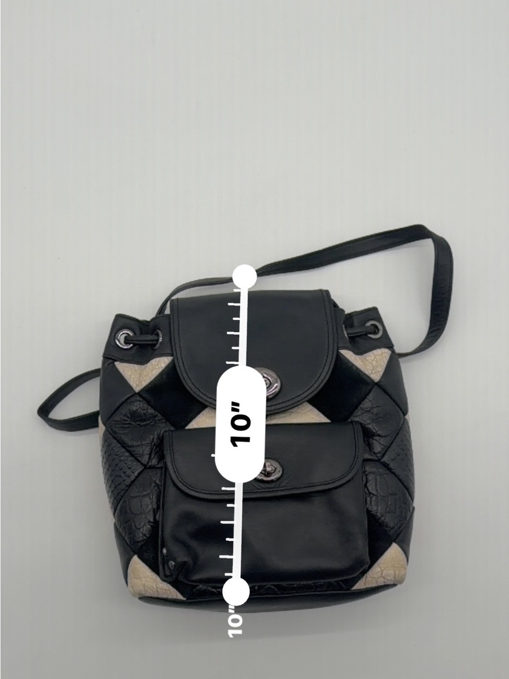 Coach Patchwork Leather Backpack - Picture 11 of 12
